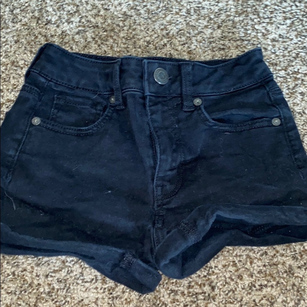 Black American Eagle shorts size 00